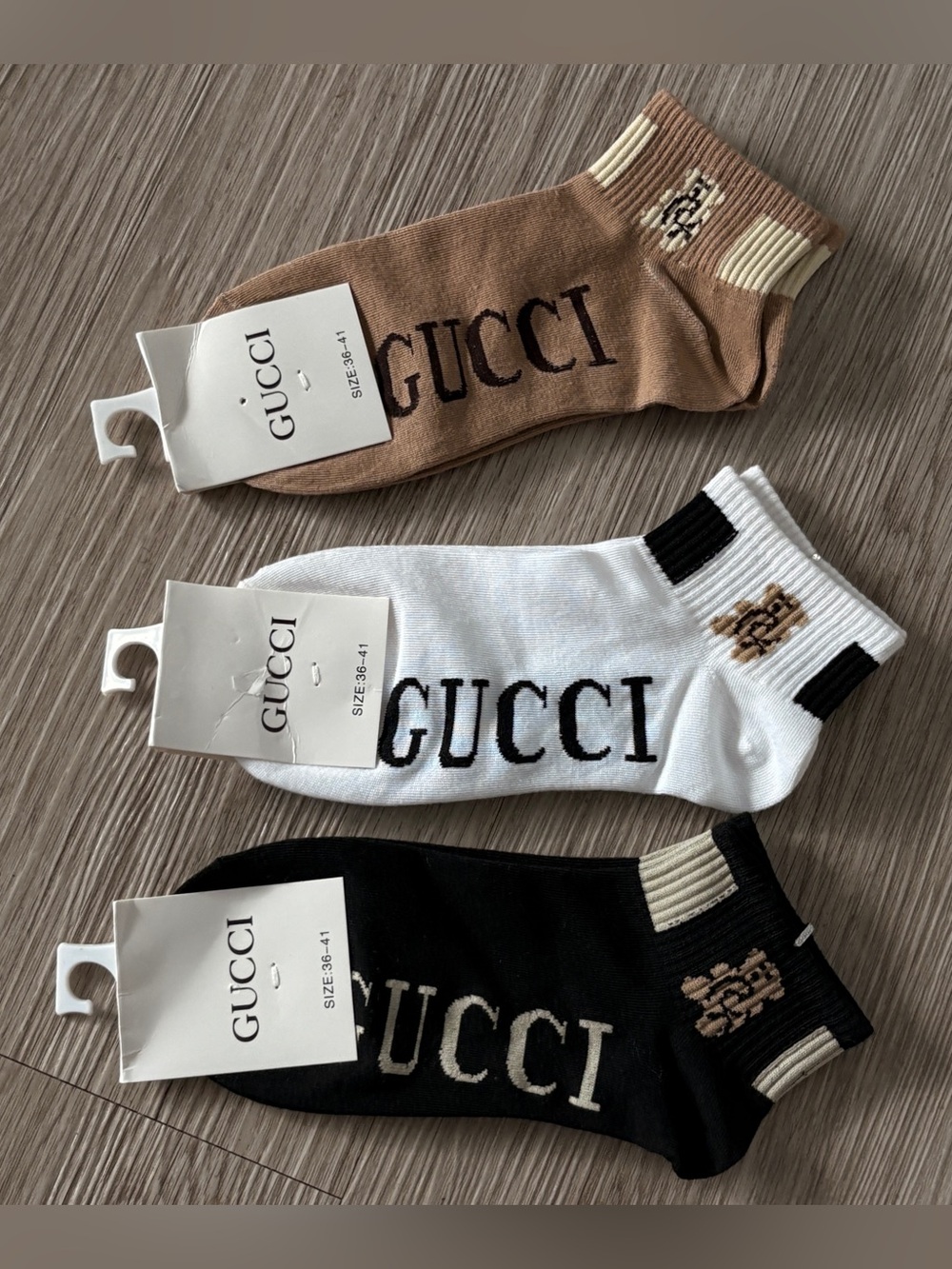 Socks for Women’s Ankle Socks Pack - Black, White, Beige, Brown Unisex
